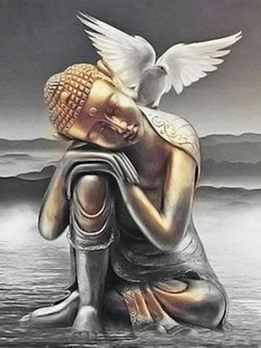 Buddha - Full Round Drill Diamond Painting 40*50CM