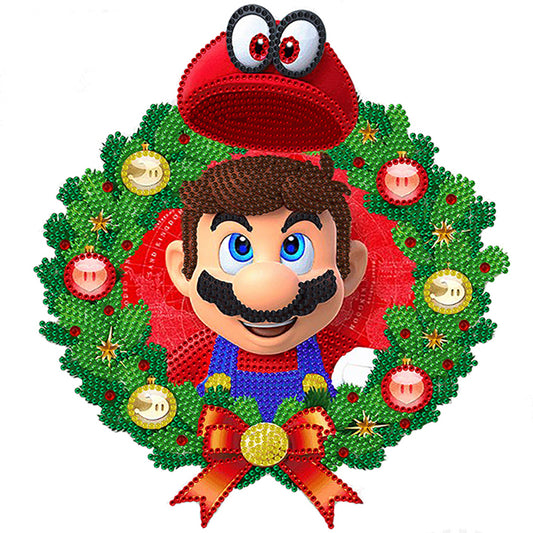 Mario - Special Shaped Drill Diamond Painting 30*30CM