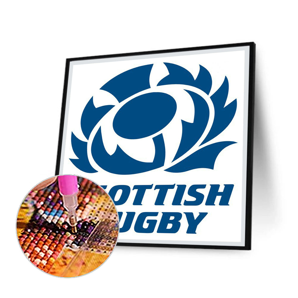 Scottish Rugby Association - Full Round Drill Diamond Painting 30*30CM