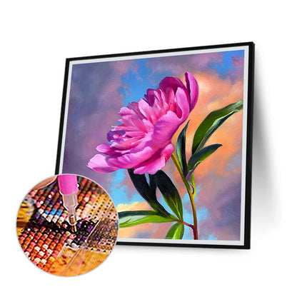 Peony - Full Round Drill Diamond Painting 30*30CM