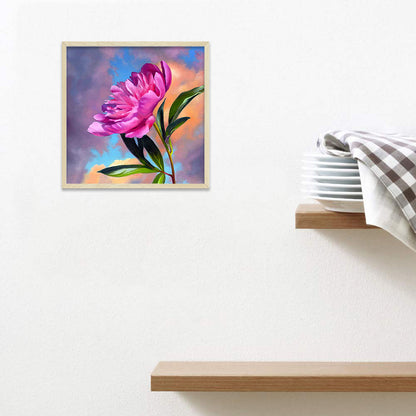 Peony - Full Round Drill Diamond Painting 30*30CM