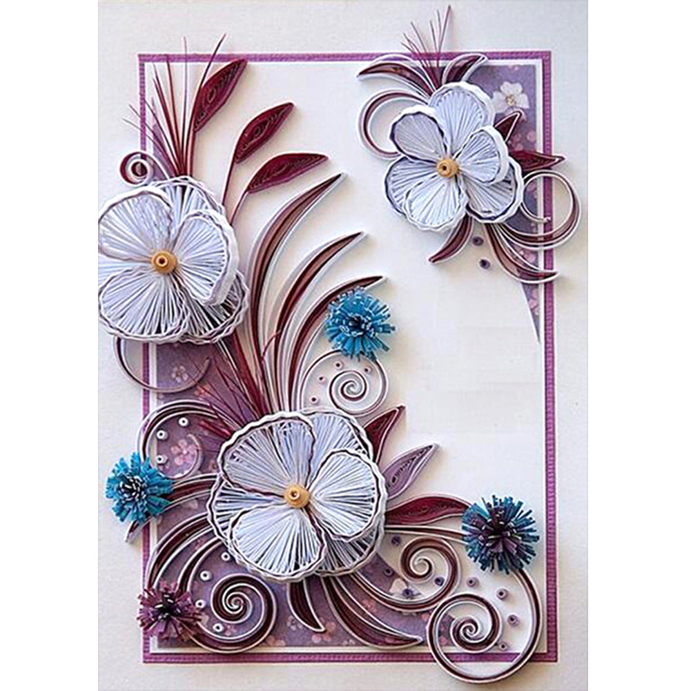 Quilling Paper - Full Round Drill Diamond Painting 40*50CM