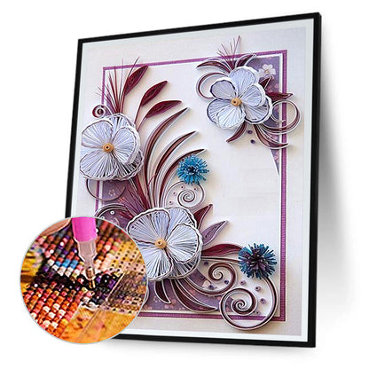 Quilling Paper - Full Round Drill Diamond Painting 40*50CM