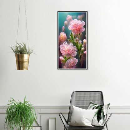 Water Drop Flowers - Full Square Drill Diamond Painting 40*70CM