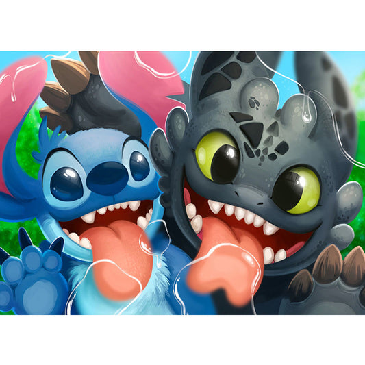 Stitch - Full Round Drill Diamond Painting 50*40CM