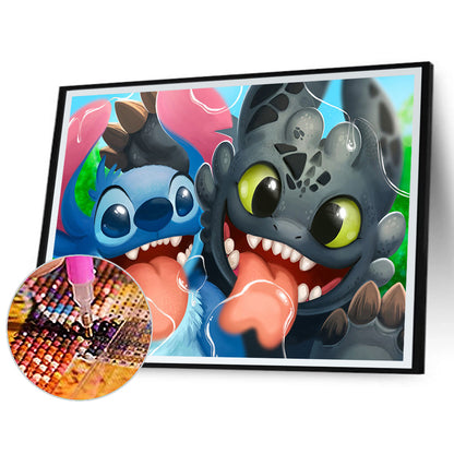 Stitch - Full Round Drill Diamond Painting 50*40CM