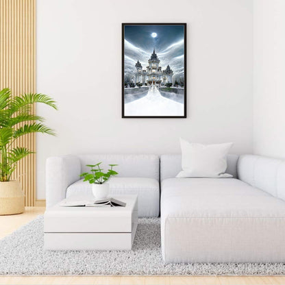 Fantasy White Palace - Full Round Drill Diamond Painting 40*70CM