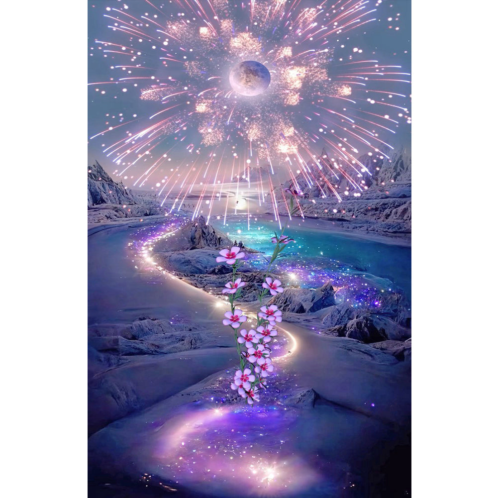 Purple Dream - Full Round Drill Diamond Painting 40*70CM