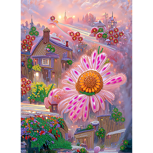 Daisy - Special Shaped Drill Diamond Painting 30*40CM