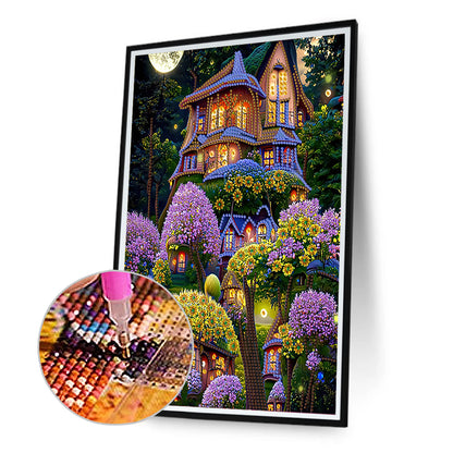 Mushroom Hut - Special Shaped Drill Diamond Painting 30*40CM