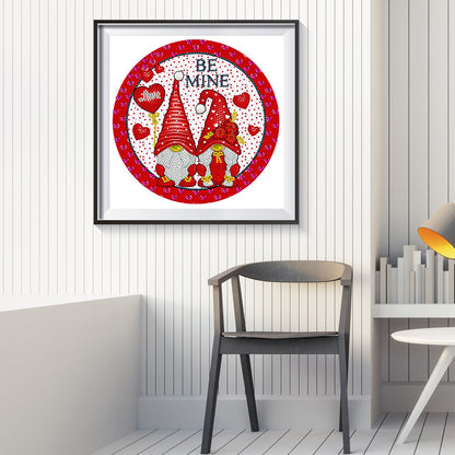Valentine Gnome - Special Shaped Drill Diamond Painting 30*30CM
