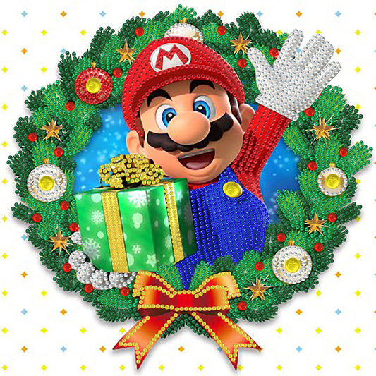 Mario - Special Shaped Drill Diamond Painting 30*30CM