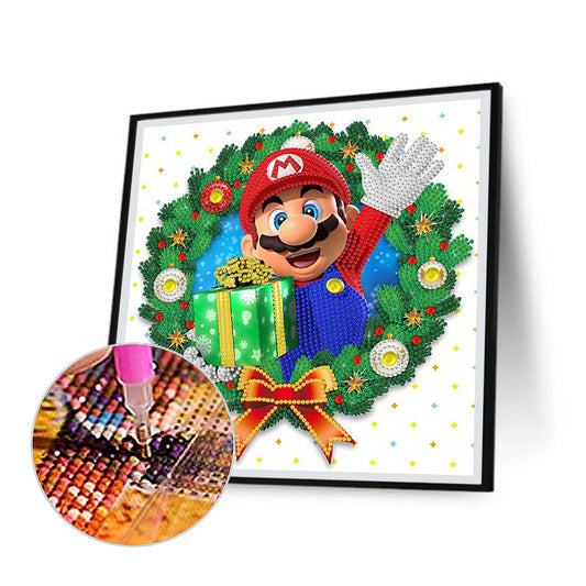 Mario - Special Shaped Drill Diamond Painting 30*30CM