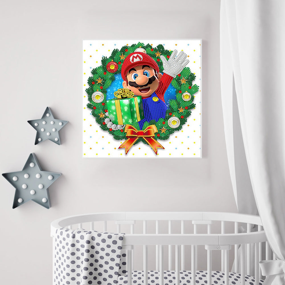 Mario - Special Shaped Drill Diamond Painting 30*30CM
