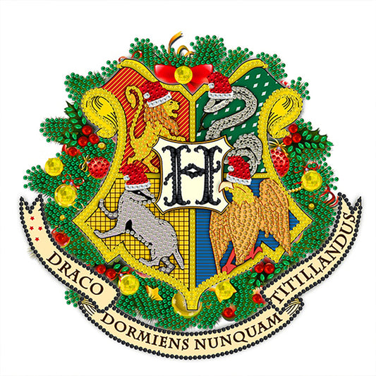 Harry Potter Badge - Special Shaped Drill Diamond Painting 30*30CM