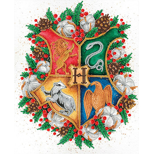 Harry Potter Badge - Special Shaped Drill Diamond Painting 30*40CM