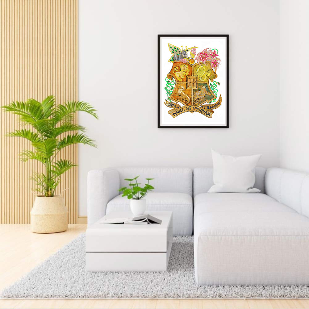 Harry Potter Badge - Special Shaped Drill Diamond Painting 30*40CM