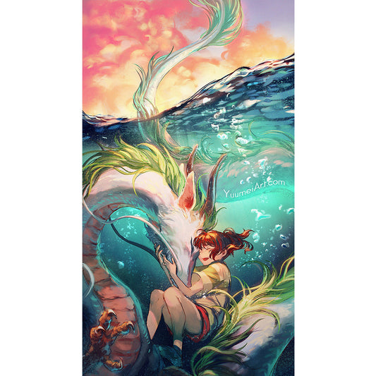 Dragon Soul - Full Round Drill Diamond Painting 30*50CM