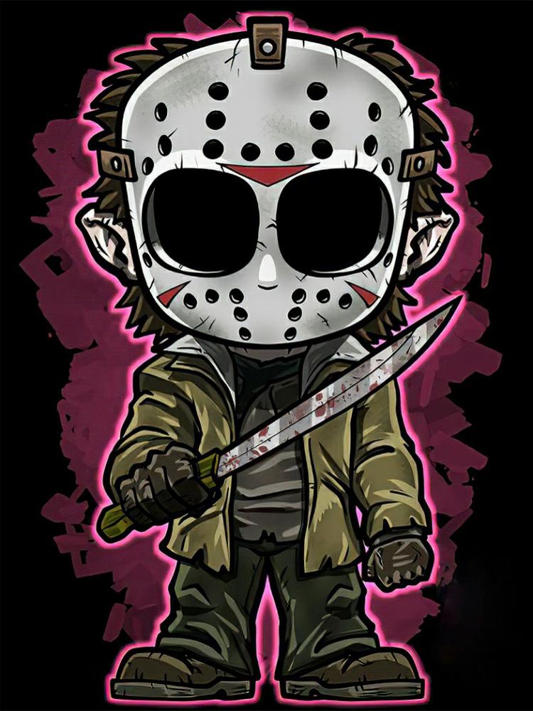 Friday The 13Th - - Full Round Drill Diamond Painting 50*60CM