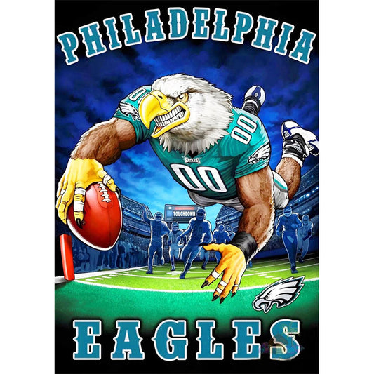 Philadelphia Eagles - Full Round Drill Diamond Painting 30*40CM