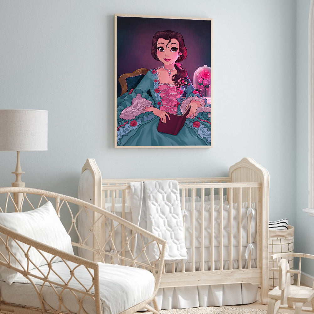 Princess Belle - Full Round Drill Diamond Painting 30*40CM