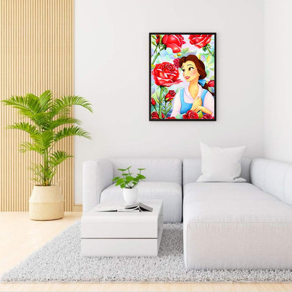 Princess Belle - Full Round Drill Diamond Painting 30*40CM