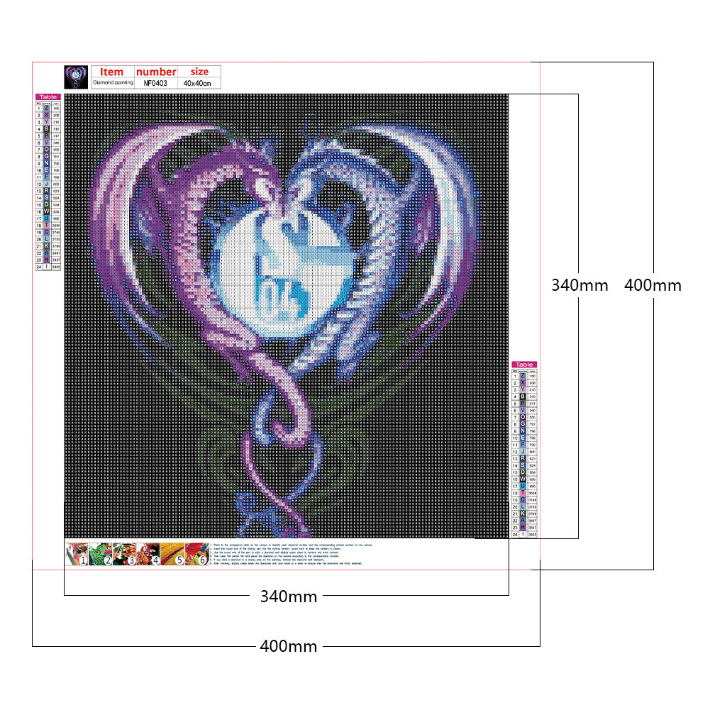 Pterosaur Guardian Shaker 04 - Full Square Drill Diamond Painting 40*40CM