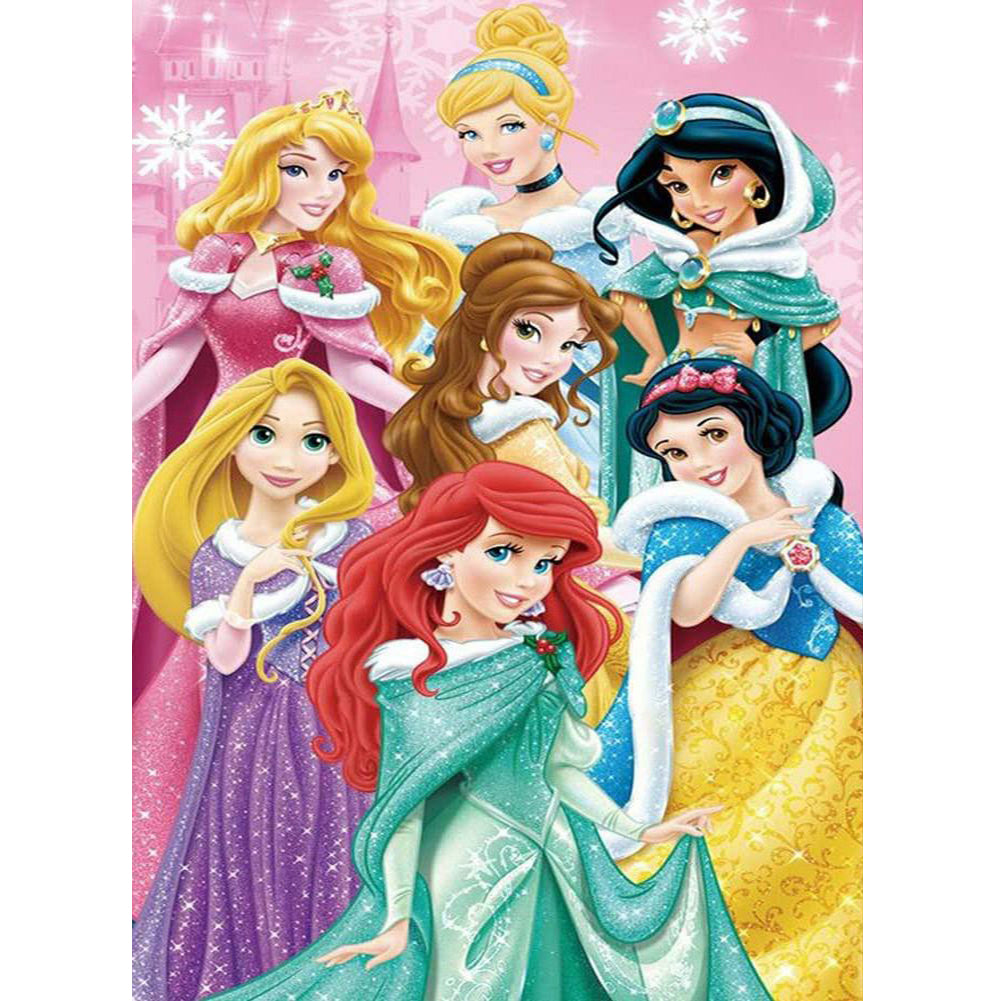 Disney Princess - Full Square Drill Diamond Painting 30*40CM
