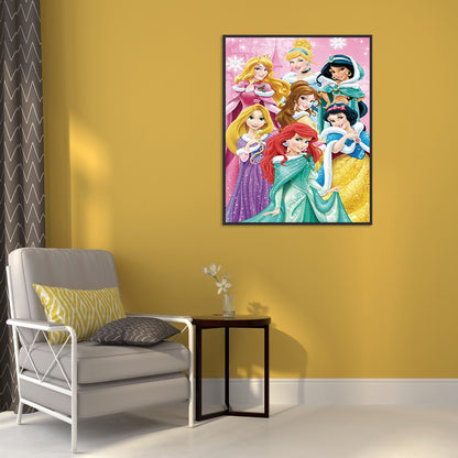 Disney Princess - Full Square Drill Diamond Painting 30*40CM