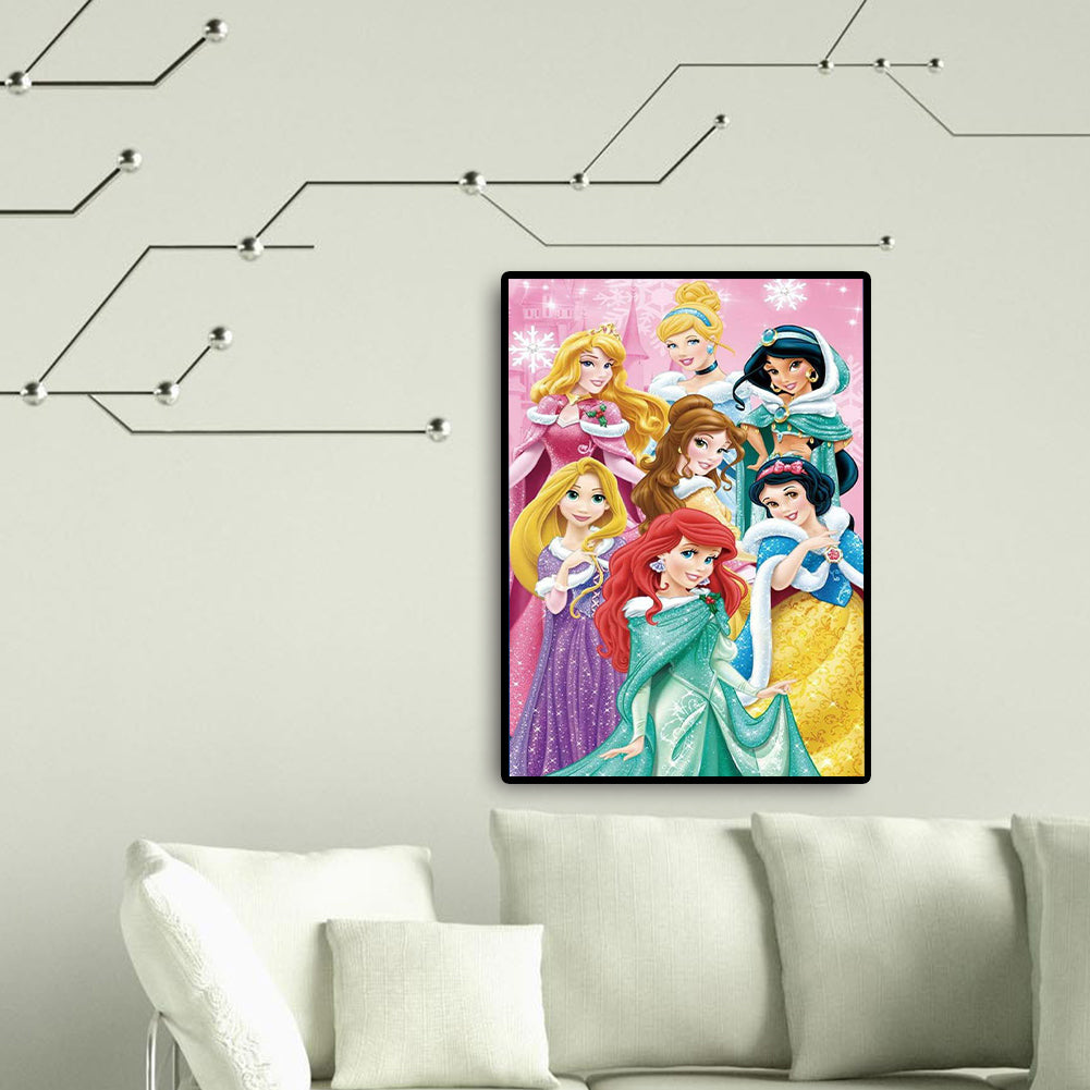 Disney Princess - Full Square Drill Diamond Painting 30*40CM