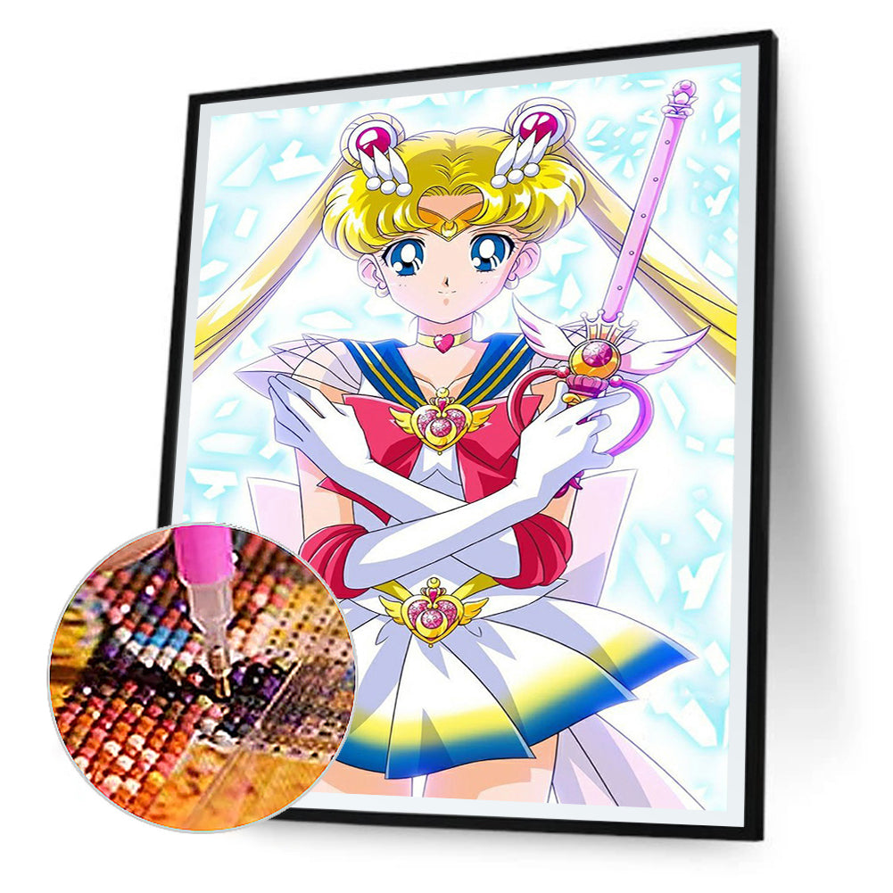 Sailor Moon - Full Square Drill Diamond Painting 30*40CM