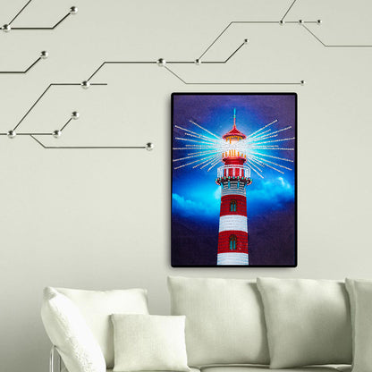 Lighthouse - Special Shaped Drill Diamond Painting 30*40CM