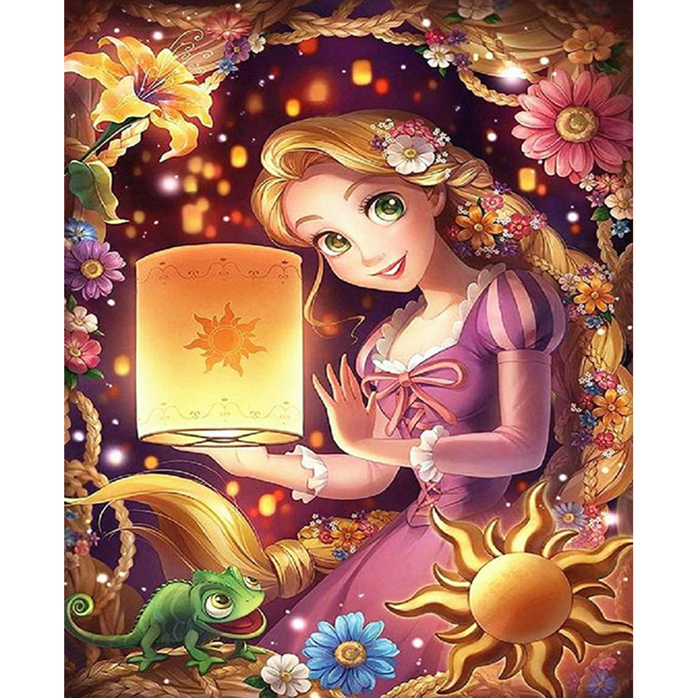 Disney Rapunzel - Full Round Drill Diamond Painting 40*50CM