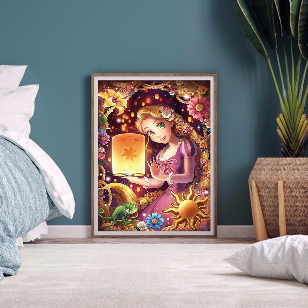 Disney Rapunzel - Full Round Drill Diamond Painting 40*50CM