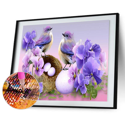 Phalaenopsis Bird - Full Square Drill Diamond Painting 40*30CM