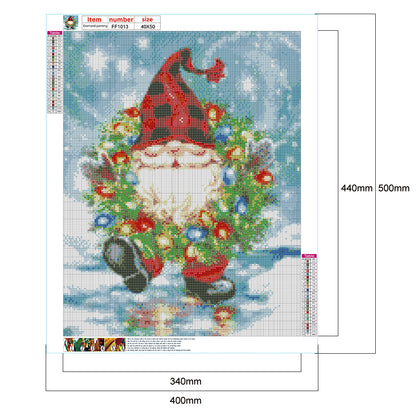 Christmas Gnome - Full Square Drill Diamond Painting 40*50CM