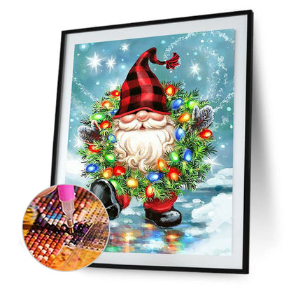 Christmas Gnome - Full Square Drill Diamond Painting 40*50CM