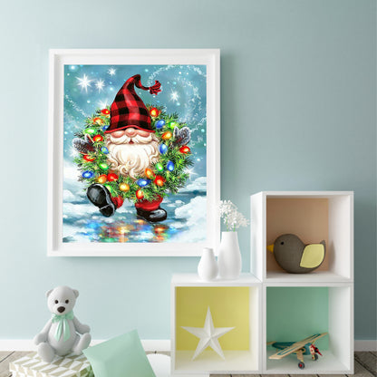 Christmas Gnome - Full Square Drill Diamond Painting 40*50CM