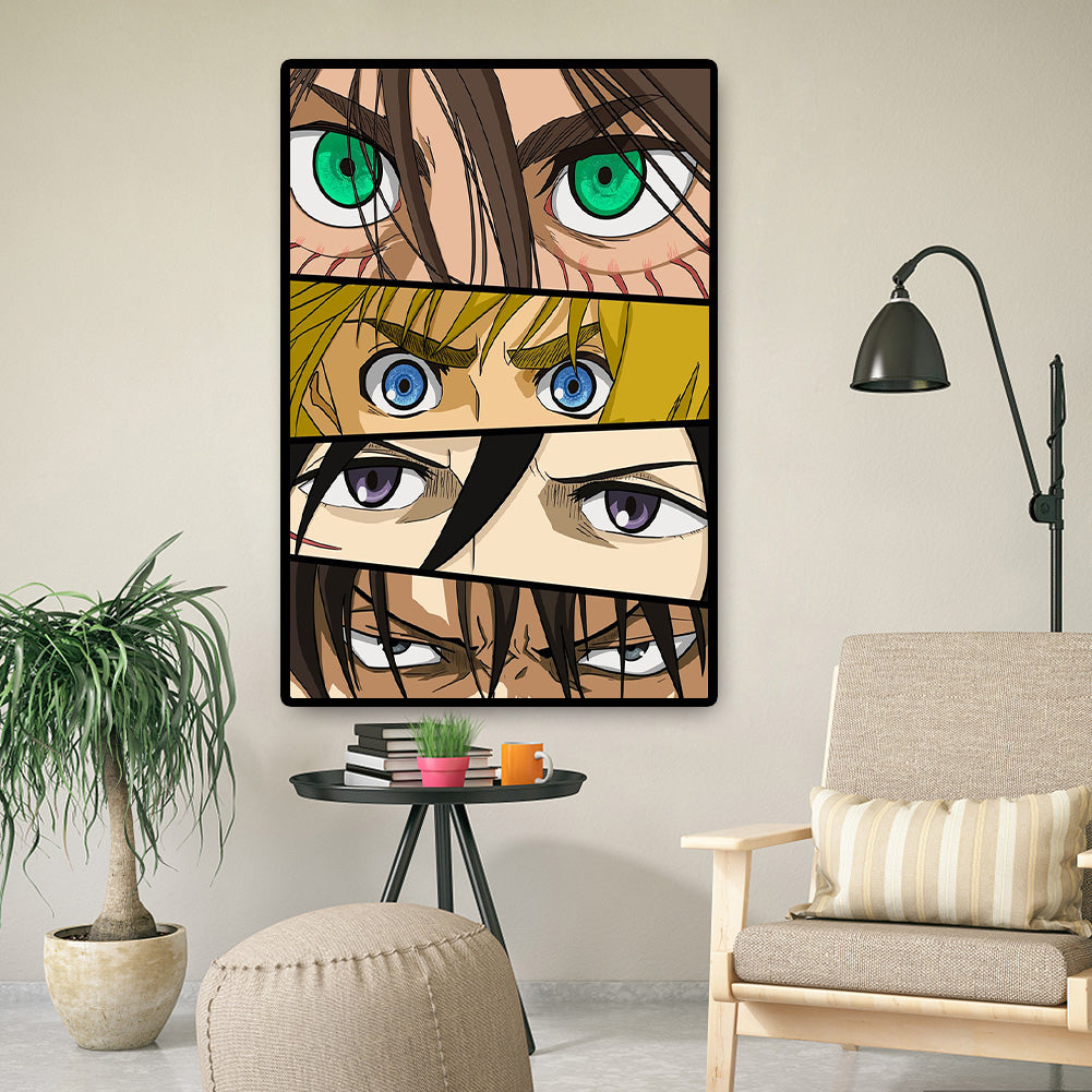Attack On Titan - Full Round Drill Diamond Painting 30*40CM