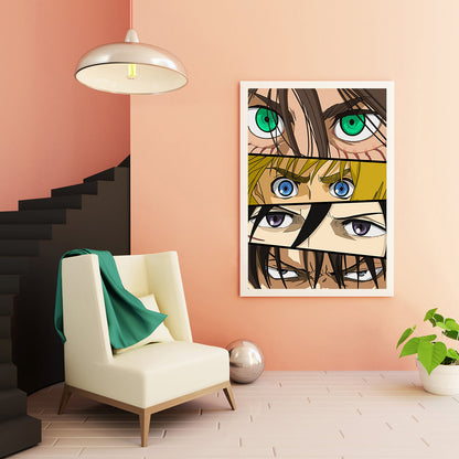 Attack On Titan - Full Round Drill Diamond Painting 30*40CM