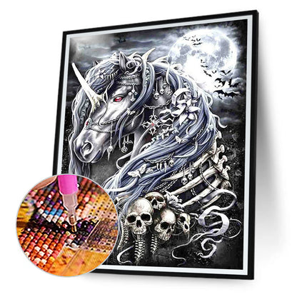 Skeleton Horse - Full Square Drill Diamond Painting 40*50CM