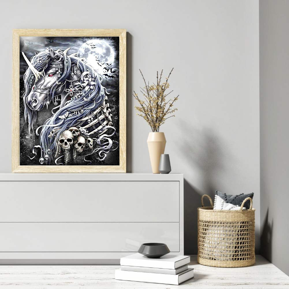 Skeleton Horse - Full Square Drill Diamond Painting 40*50CM