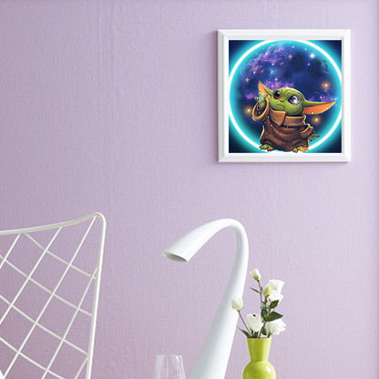 Yoda - Full Square Drill Diamond Painting 50*50CM