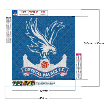 Crystal Palace Football Club - Full Square Drill Diamond Painting 45*45CM