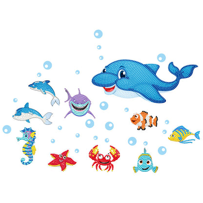 DIY Diamonds Painting Sticker Luminous Art Crafts Mosaic Stickers for Child Gift