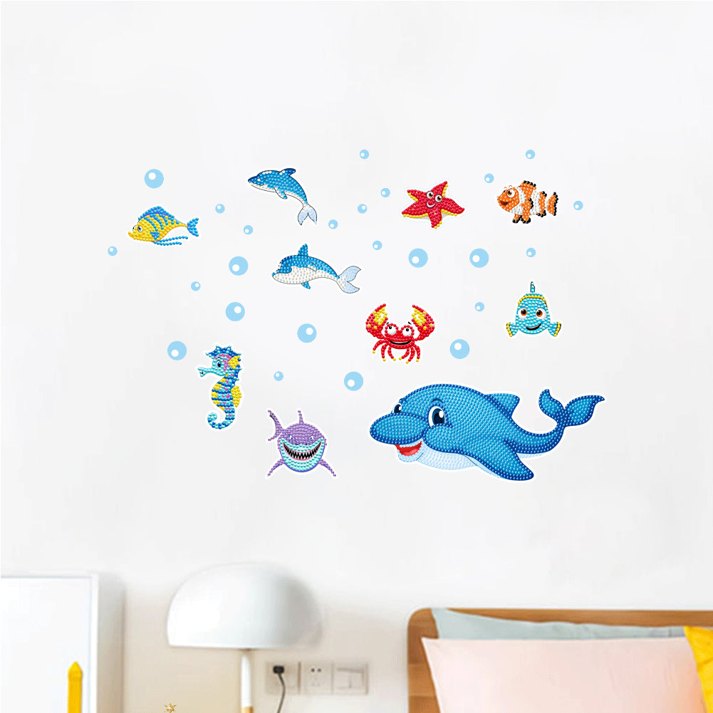 DIY Diamonds Painting Sticker Luminous Art Crafts Mosaic Stickers for Child Gift