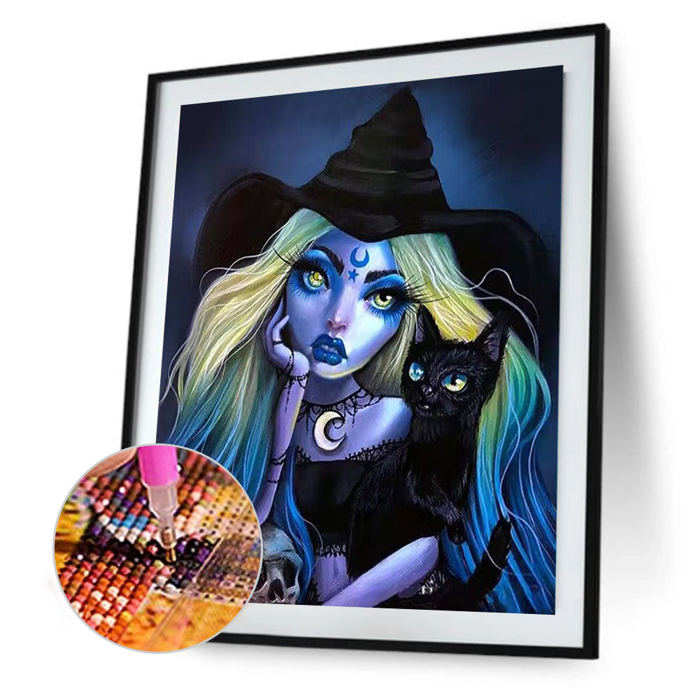 The Witch - Full Round Drill Diamond Painting 30*40CM