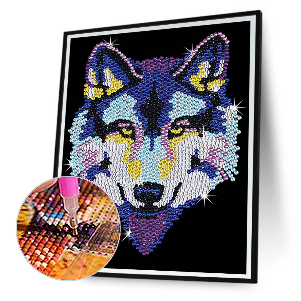 Wolf - Crystal Drill Diamond painting 30*40CM
