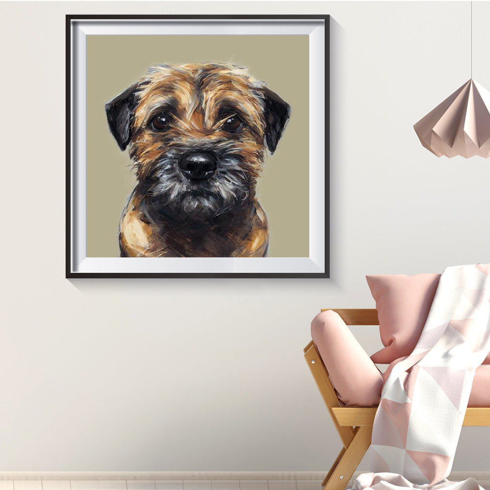 Puppy - Full Round Drill Diamond Painting 30*30CM