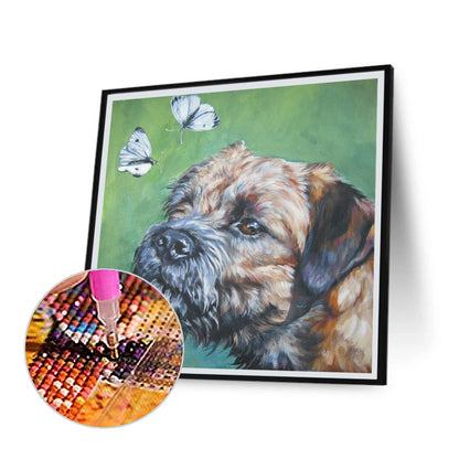 Puppy - Full Round Drill Diamond Painting 30*30CM